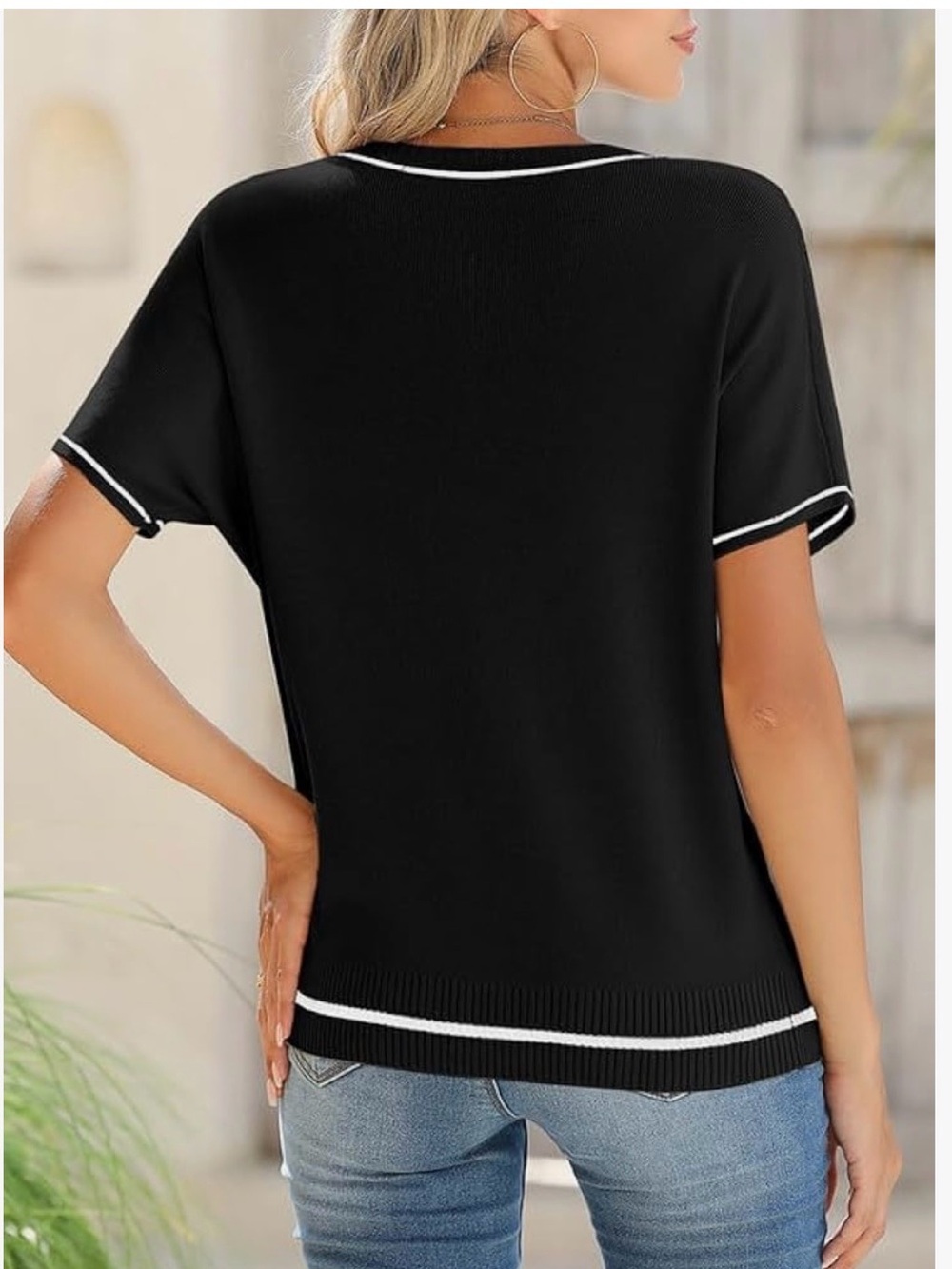 SHEWIN (Amazon) Black Sweater - Picture 3 of 13
